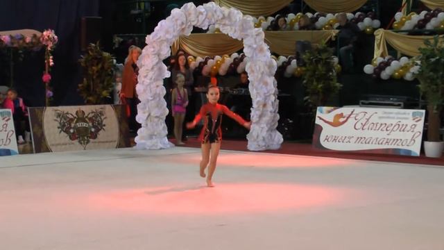 Братусь Ольга (БП) 2007-Кат.В 06.03.15 "Империя юных талантов" Художественная гимнастика смотреть онлайн