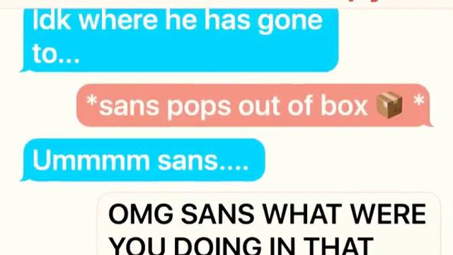 Undertale papyrus and frisk TextingStory смотреть онлайн