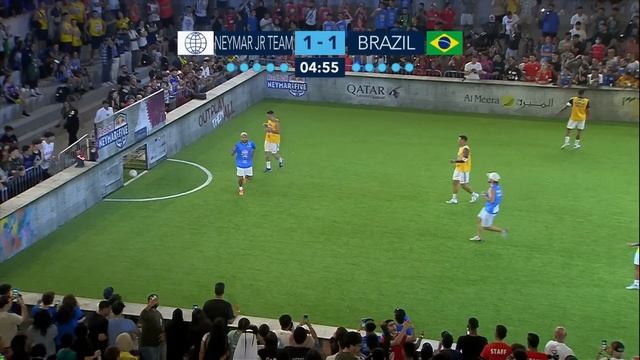 Neymar Jr. Plays Amateur Football Team