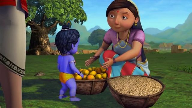 Little Krishna English - Episode 13 Witch Trap смотреть онлайн