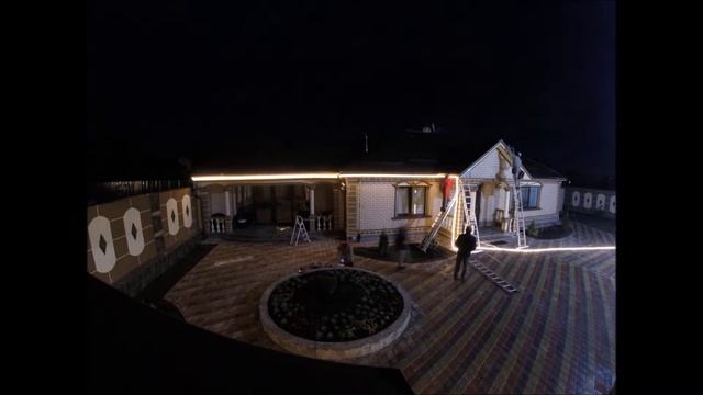 Архитектурная подсветка коттеджа смотреть онлайн