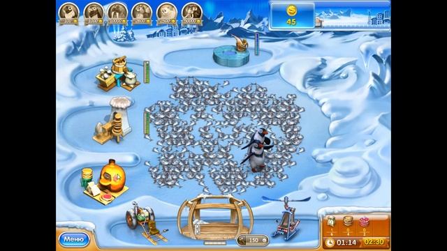 прохождение игры Farm Frenzy 3: Ice Age#4 смотреть онлайн