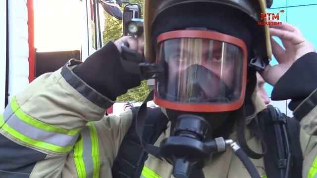 Пожарные ликвидировали условный огонь в Мордовской республиканской клинической больнице. смотреть онлайн