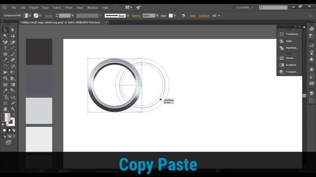 adobe illustrator tutorials,how to design audi logo,how to create metal effect in illustrator смотреть онлайн