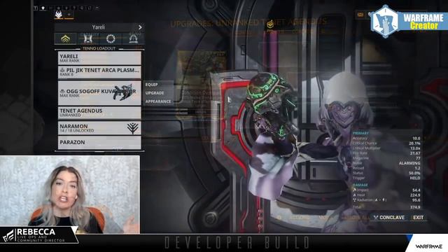 😀WARFRAME | TALLER DESARROLLO | NERFEO MELES | PARAZON | HELMINTO ✅ смотреть онлайн