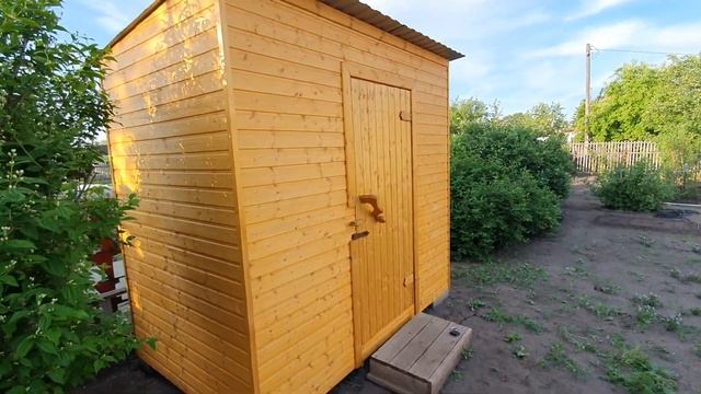 Хозблок 1,5х2,5м от компании Лесное раздолье Омск смотреть онлайн