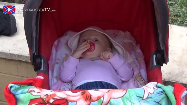 Макеевка. Беженцы. 19 августа 2014 г.