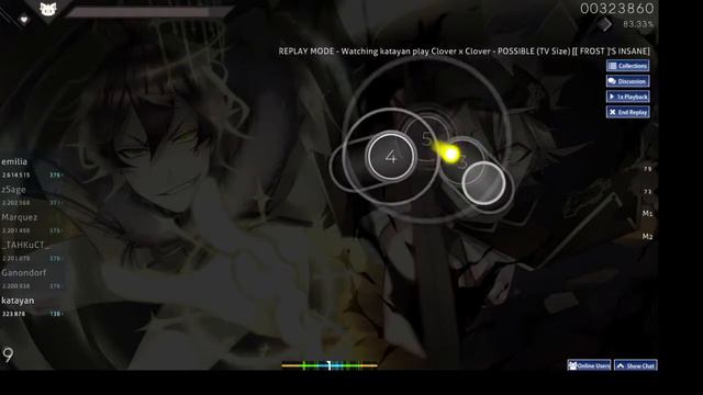 OSU ~Clover x Clover - PISSIBLE (TV Size)~[[FROST]`S Insane] смотреть онлайн