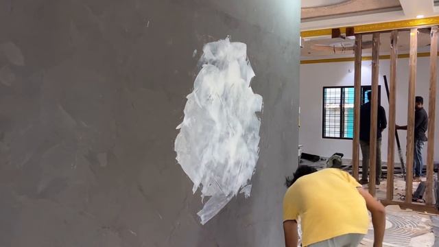 How To Make Venatian Stucco Design On Home|wall Texture Painting Designing