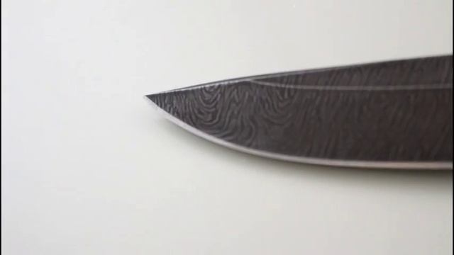 Кузница Братьев Касаткиных Нож из дамасской стали Лиса Рукоять Бубинга