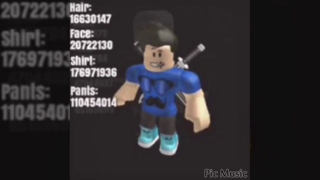 Roblox high school boy clothes and hair and face codes смотреть онлайн