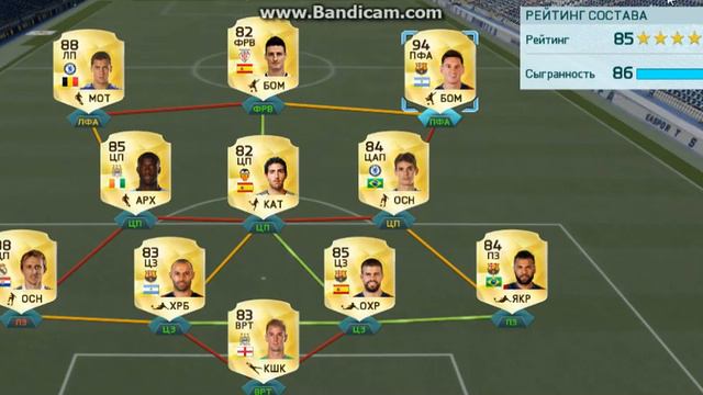 Мой состав в FIFA 16 (1 часть) смотреть онлайн