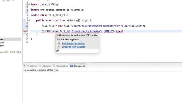 00093 Editing a Text File Using Apache Commons IO смотреть онлайн