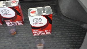 Toyota 0w20, часть 3. Масло в жестебанке. Оригинал или подделка.