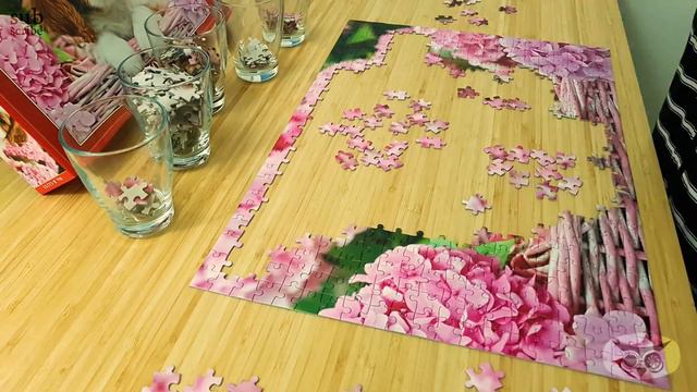 A 500 pieces puzzle time lapse for a change :) смотреть онлайн