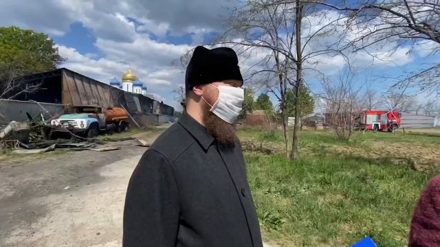 Ситуация с пожаром в Успенском монастыре смотреть онлайн