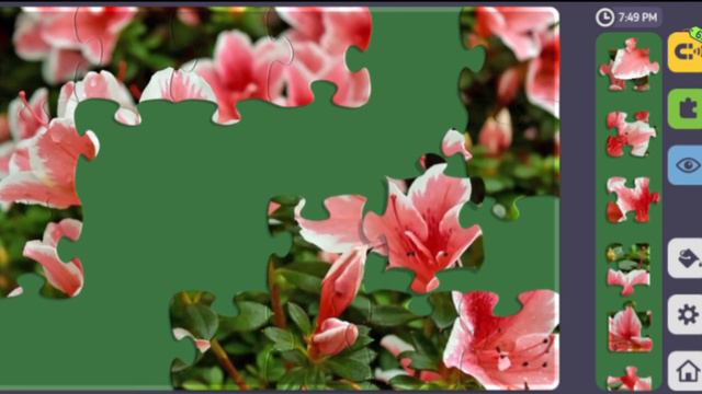 Relax Puzzles. Azalea Flower 🌸 смотреть онлайн