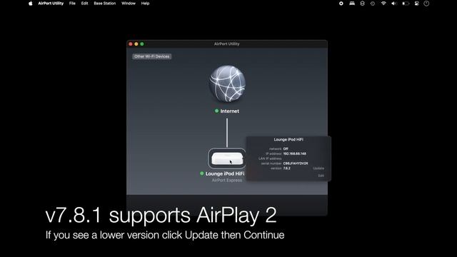 Setting Up AirPlay 2 On AirPort Express A1392 Via Ethernet Using MacOS 14