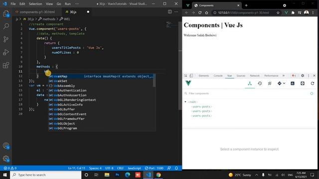 Component Part 1 | VUE JS 2 [Arabic] #vue_js_2 смотреть онлайн