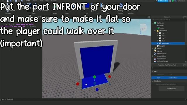 How to make an Automatic Door on Roblox Studio смотреть онлайн