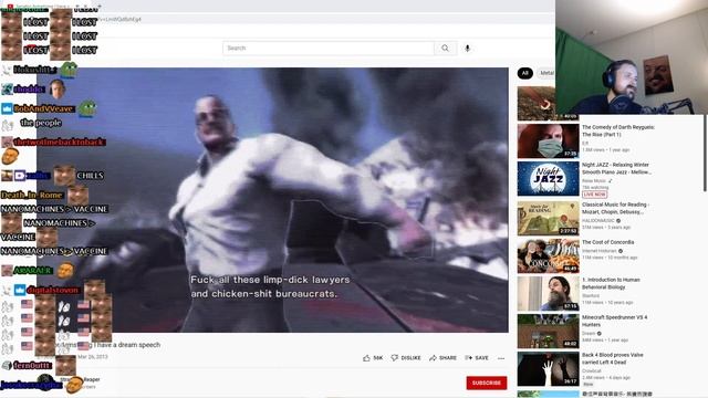 Forsen Reacts to Senator Armstrong I have a dream speech смотреть онлайн