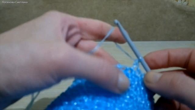 Видео-урок №6. "ВЯЖЕМ КРЮЧКОМ супер мягкую и пушистую мочалку. Вяжем вытянутые петли" смотреть онлайн
