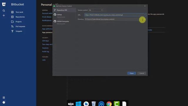 Get & Set project from bitbucket || Android Studio 2022 смотреть онлайн