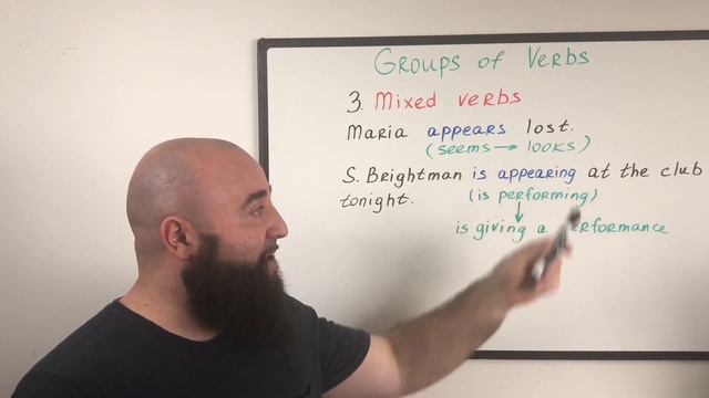 Группы глаголов в английском языке. смотреть онлайн