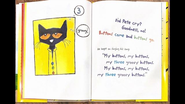 Pete The Cat and His Four Groovy Buttons Read Aloud By Ms. Jenna! (2021 Update) смотреть онлайн
