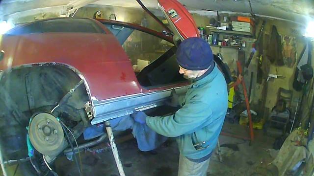 Опель кадет . Замена порогов .3 .Кузовной ремонт. смотреть онлайн