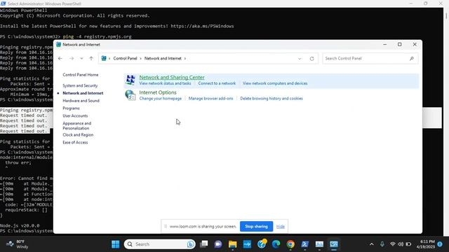 NPM Setup Socket Connection Err смотреть онлайн