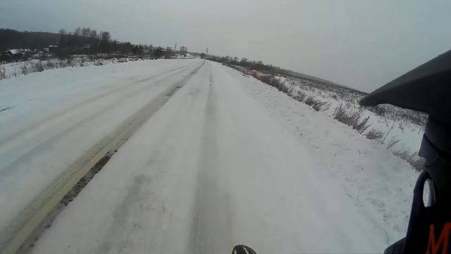 Покатушки #18 - ПО СНЕГУ ДО ЗАПРАВКИ! IRBIS TTR 125R смотреть онлайн