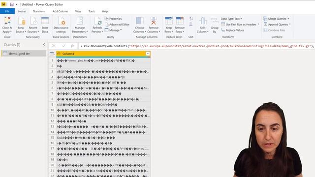 Decompress gzip files using Power BI and get access to @EU_Eurostat data. смотреть онлайн
