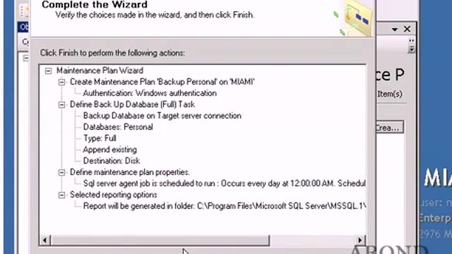 How To Schedule Backup and Maintenance Plan in SQL 2005 Server смотреть онлайн