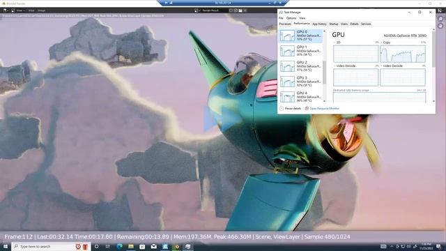 GPU Render Farm for Blender & Cycles Render with 8x RTX 3090 | Blender Cloud Rendering | iRender смотреть онлайн