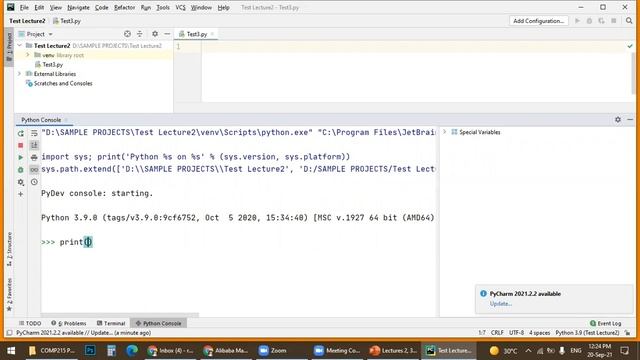 Lecture 3 Introduction to Python Programming CH2 смотреть онлайн