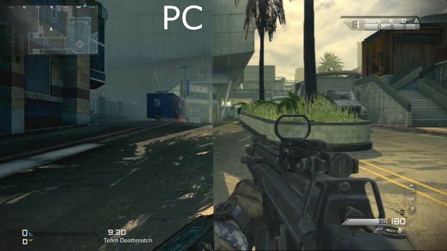 Call of duty Ghosts: Graphics comparison PS3 Vs PC смотреть онлайн