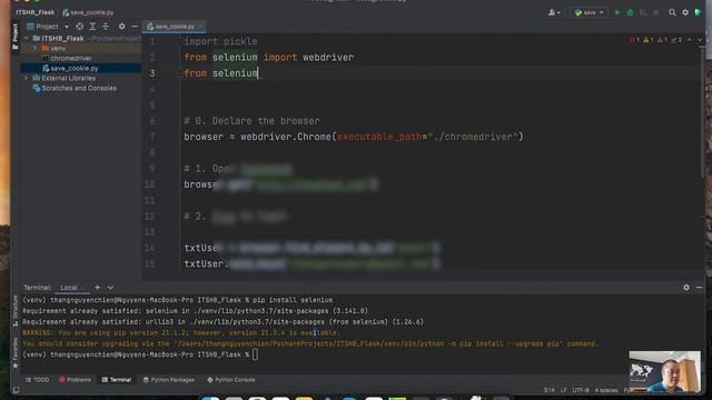 [Mì Úp] Selenium & Cookie, crawl facebook không cần login nhiều lần - Mì AI смотреть онлайн