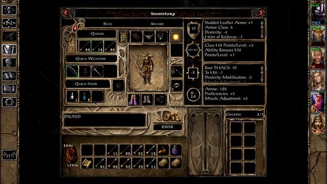 The Artist - Let's Play Baldur's Gate II: Shadows of Amn - 32 [Core Rules - Blind - PC] смотреть онлайн