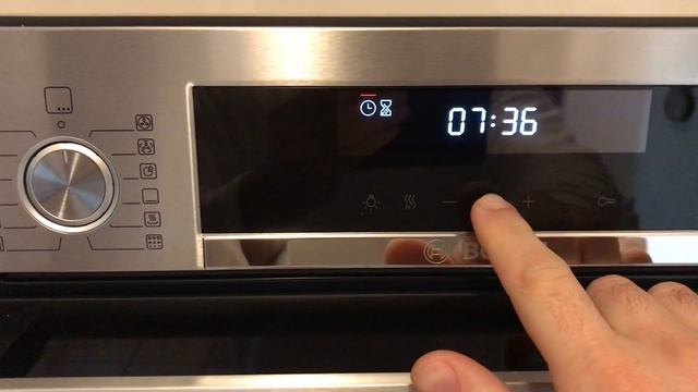 Bosch Backofen Uhrzeit einstellen HBA578BS0/30 Oven Clock смотреть онлайн