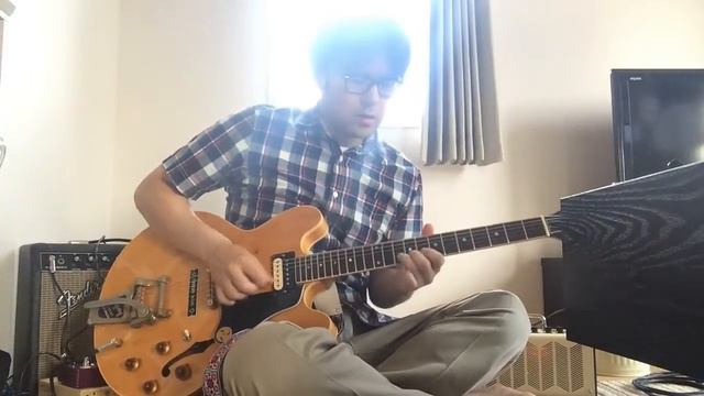 Gibson ES-335(At the crossroads guitar mod),Fender Vibrochamp смотреть онлайн