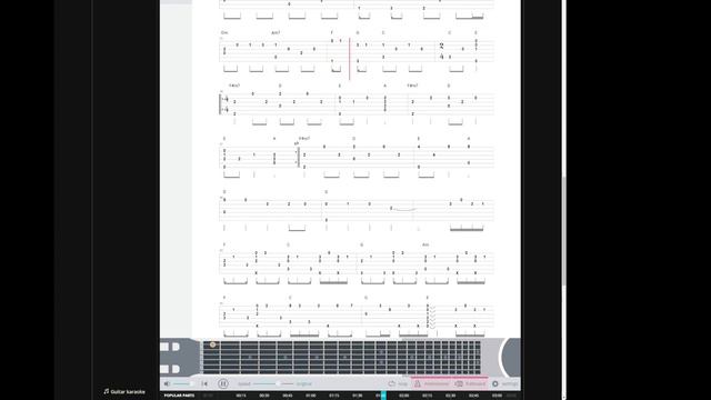 Lemon guitar tab pro by Kenshi Yonezu (米津 玄師) with metronom ver2 смотреть онлайн