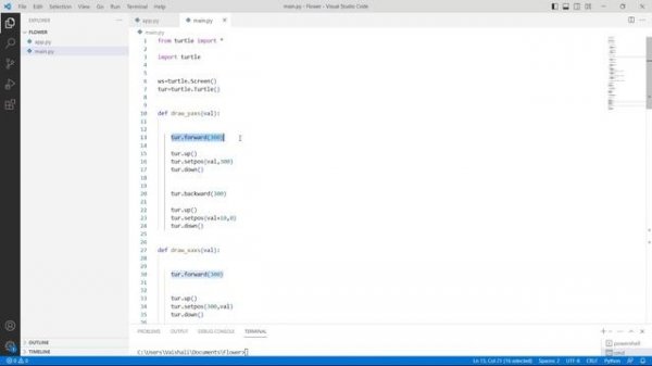 How to create grid in Python Turtle | Python Turtle Grid