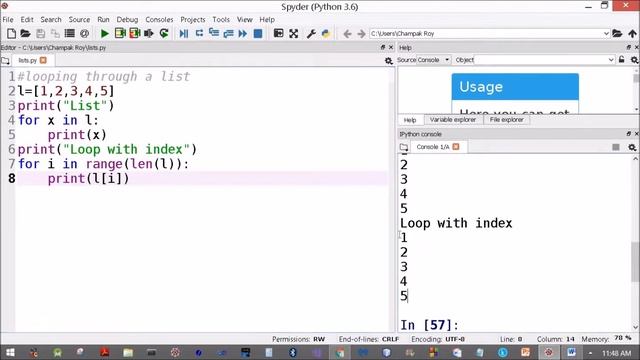 List in Python -1 смотреть онлайн