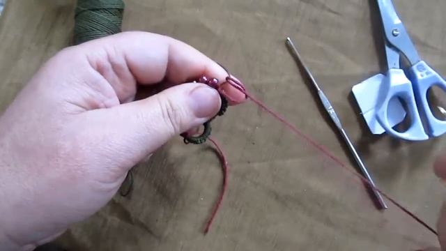 Фриволите иглой. Серьги "Калина". Мотивы фриволите смотреть онлайн