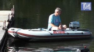 Yamabisi T5BMS - тест 2х тактного китайского мотора Ямабиси T5BMS 5 л.с. - видео от ТоргСин