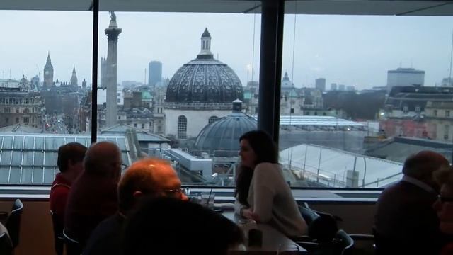 National Portrait Gallery Restaurant and Bar - fantastic views of London смотреть онлайн