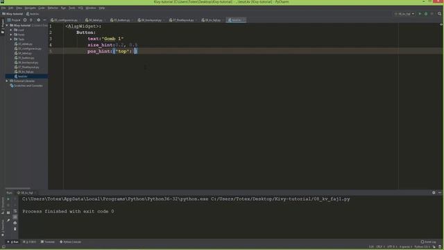 Python és Kivy GUI programozás - 08 - Kv dizájn nyelv (Kv language) смотреть онлайн