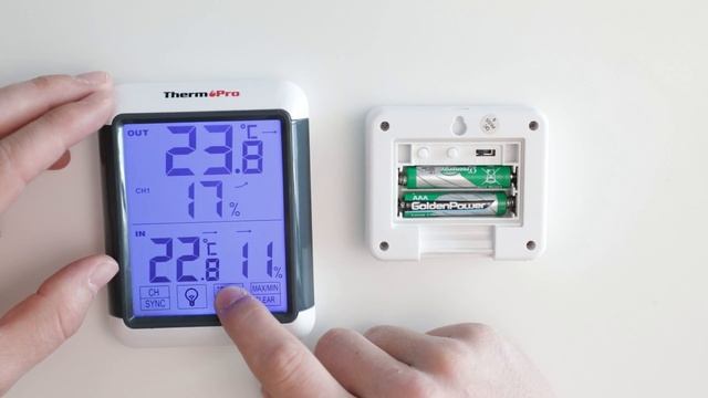 ThermoPro TP65 Indoor and Outdoor Thermometer смотреть онлайн