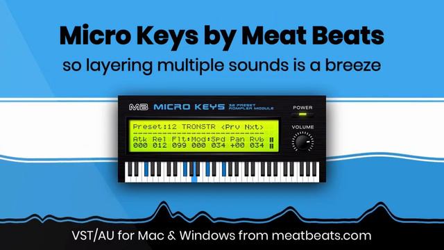 Micro Keys FREE VST/AU plugin by Meat Beats смотреть онлайн